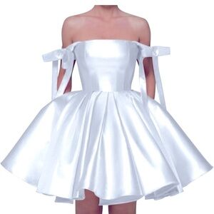 Short dress with Pockets Spaghetti Straps Pleated A Line Dress